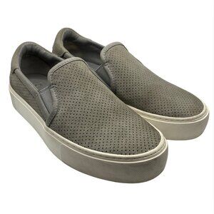 UGG Women’s Slip-On Sneakers Gray Suede Size 5.5